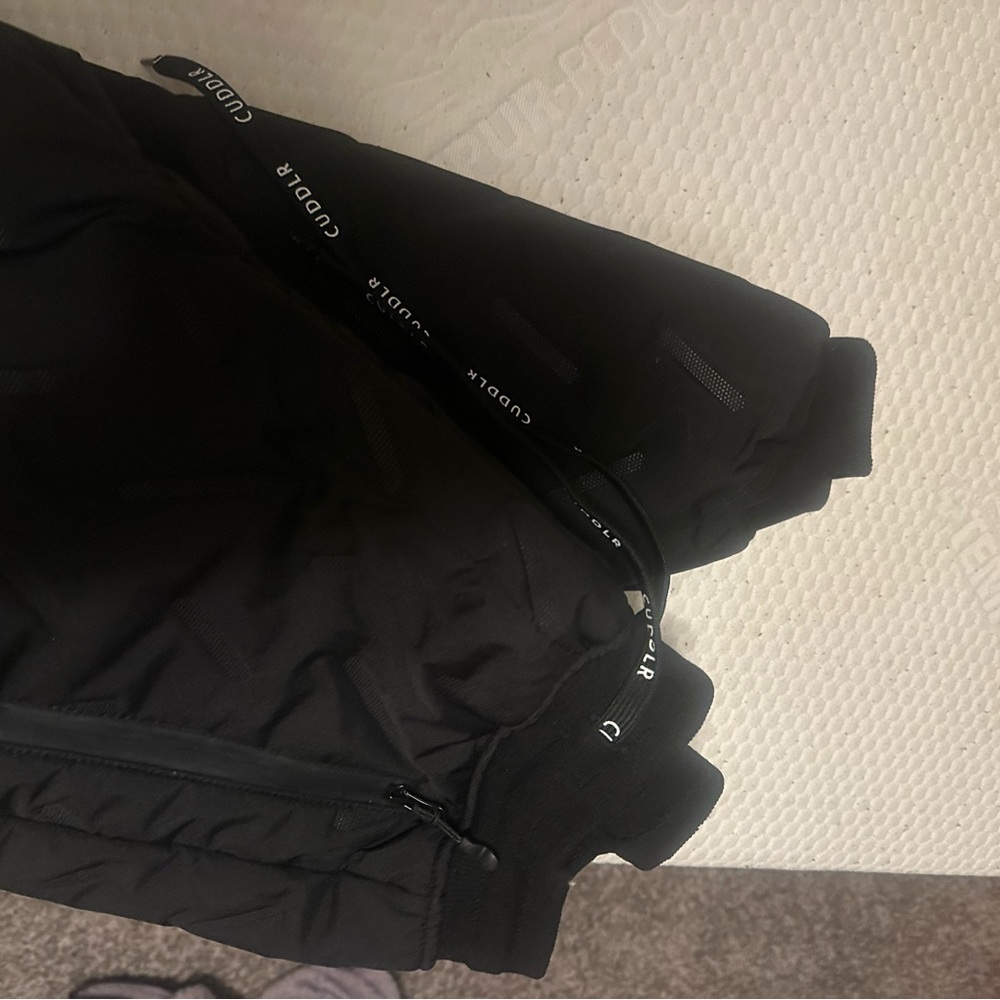 Cuddlr  Black Fleece-Lined Pants